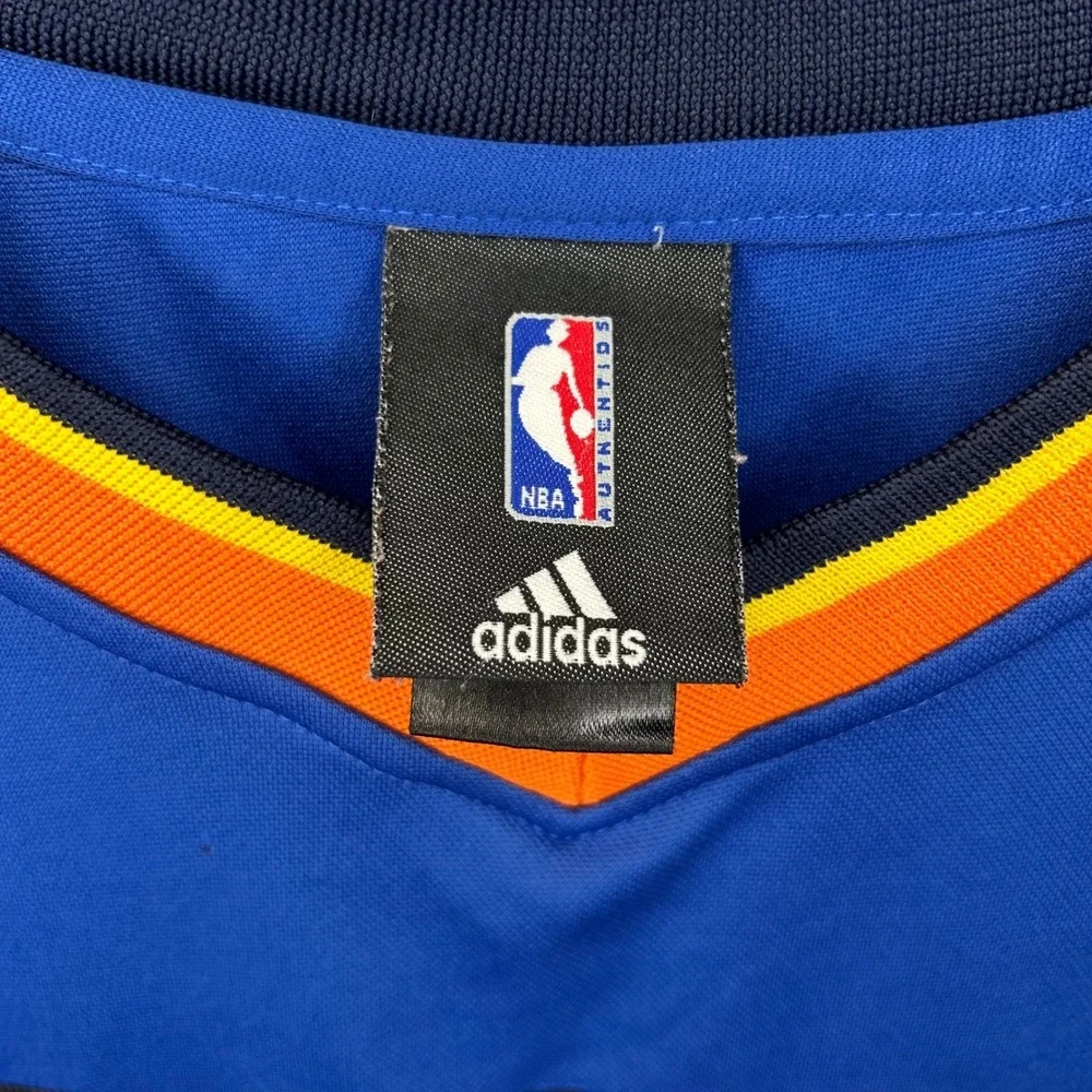 Adidas Oklahoma City Thunder Kevin Durant 35 NBA Jersey Blue Mens 56 XL‎